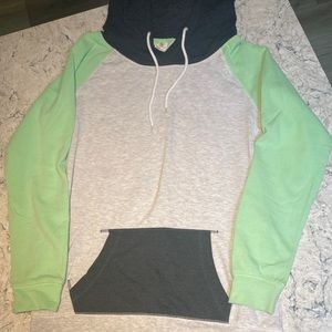 Zine tri-color hoodie - Size large